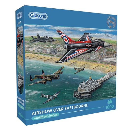 Gibsons 1000 Piece Jigsaw Puzzle - Airshow Over Eastbourne