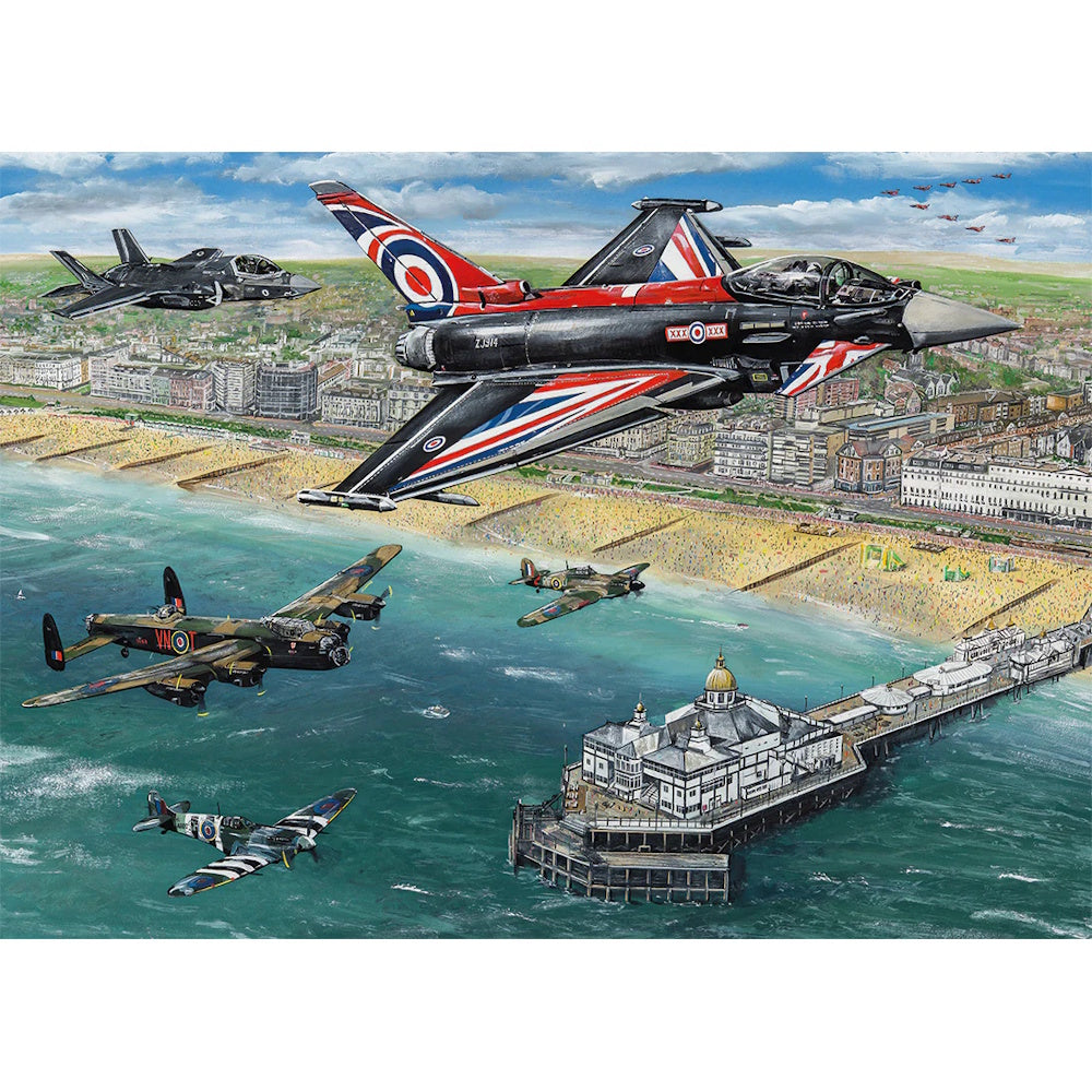 Gibsons 1000 Piece Jigsaw Puzzle - Airshow Over Eastbourne