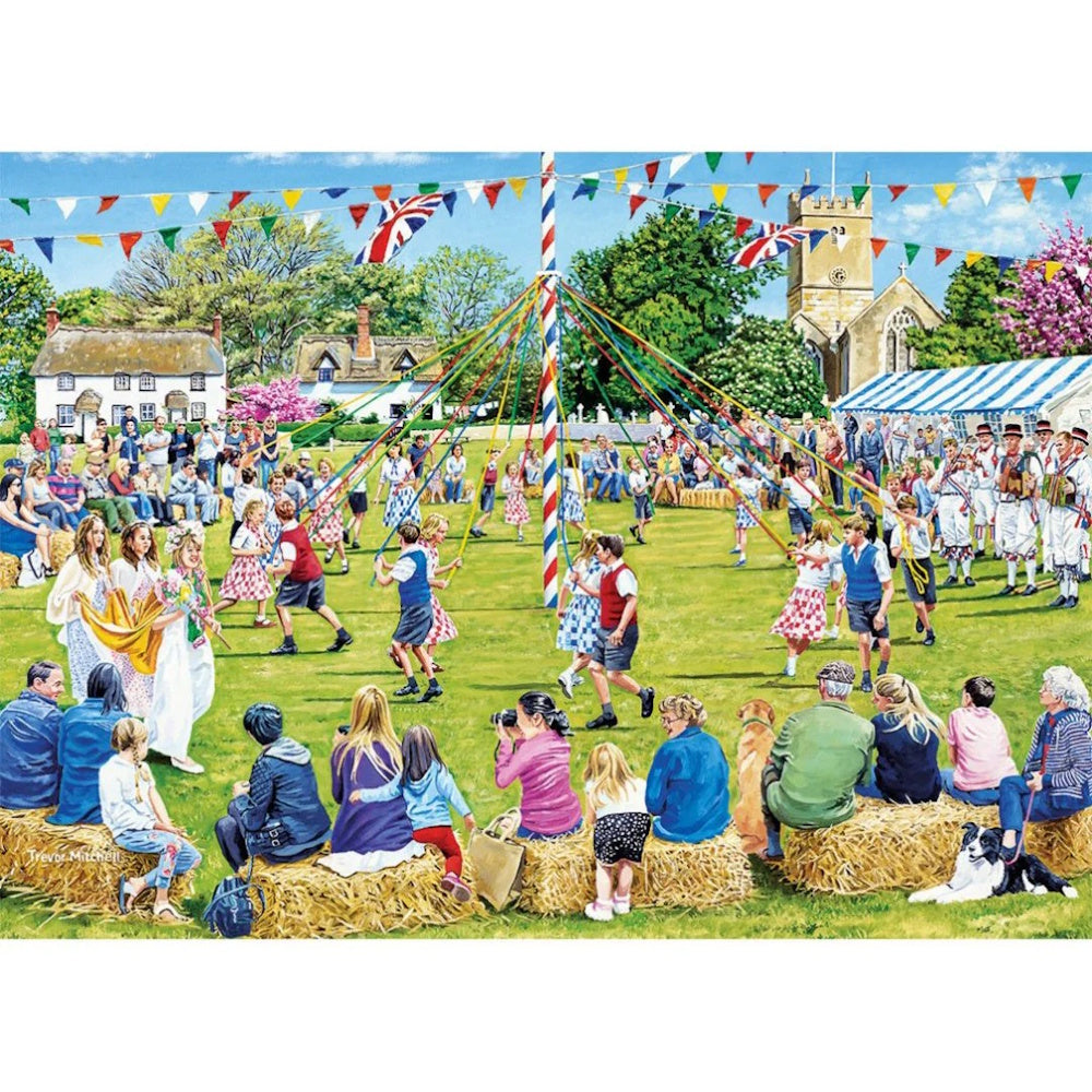 Gibsons 1000 Piece Jigsaw Puzzle - Around the Maypole