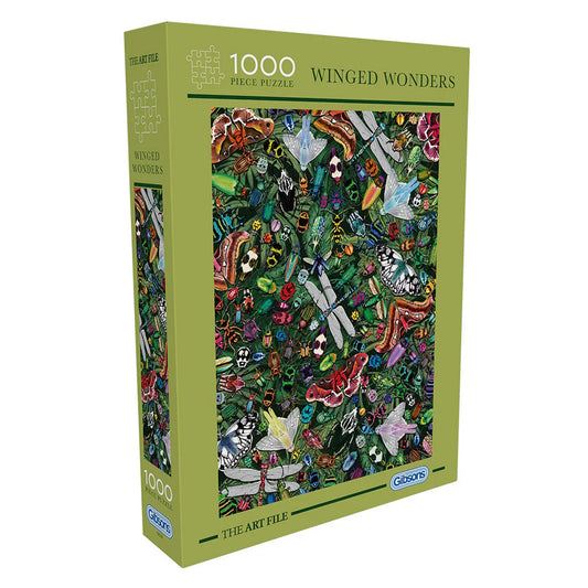 Gibsons The Art File 1000 Piece Puzzle - Winged Wonders