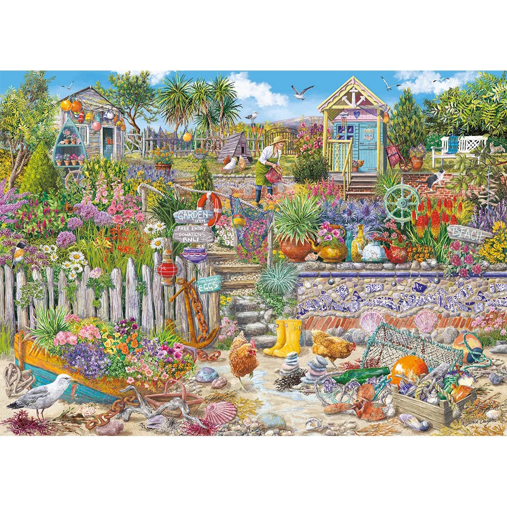 Gibsons 1000 Piece Jigsaw Puzzle - Beachcomber's Garden