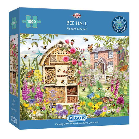 Gibsons 1000 Piece Jigsaw Puzzle - Bee Hall