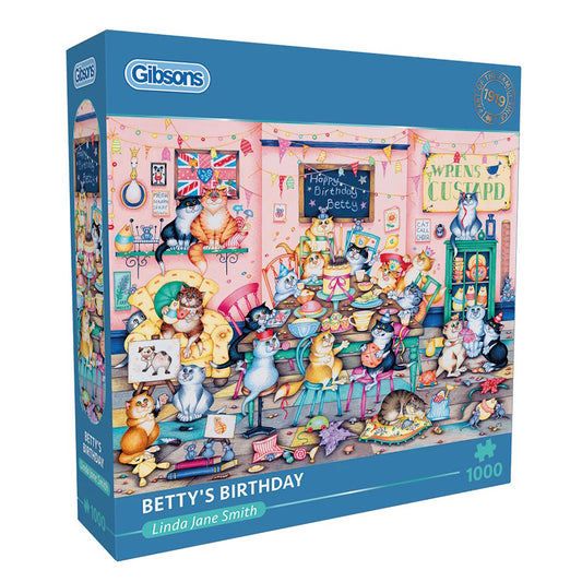 Gibsons 1000 Piece Jigsaw Puzzle - Betty's Birthday