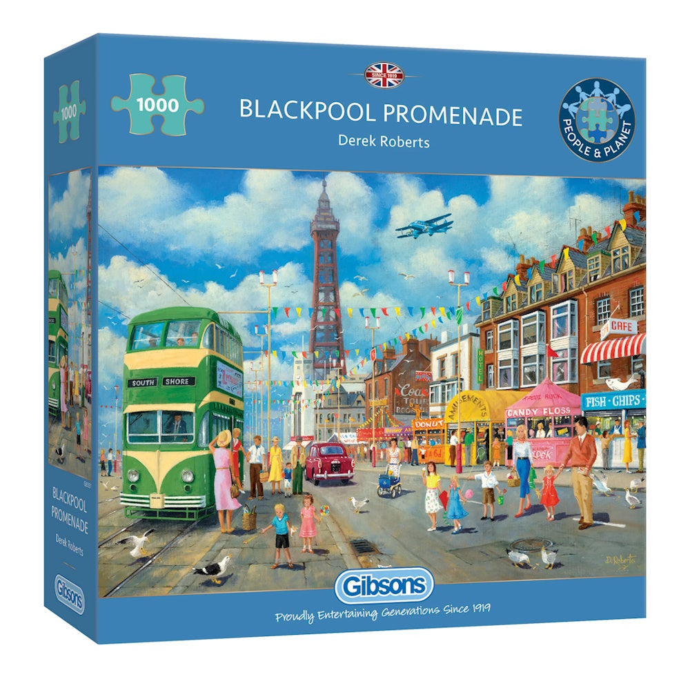 Gibsons 1000 Piece Jigsaw Puzzle - Blackpool Promenade