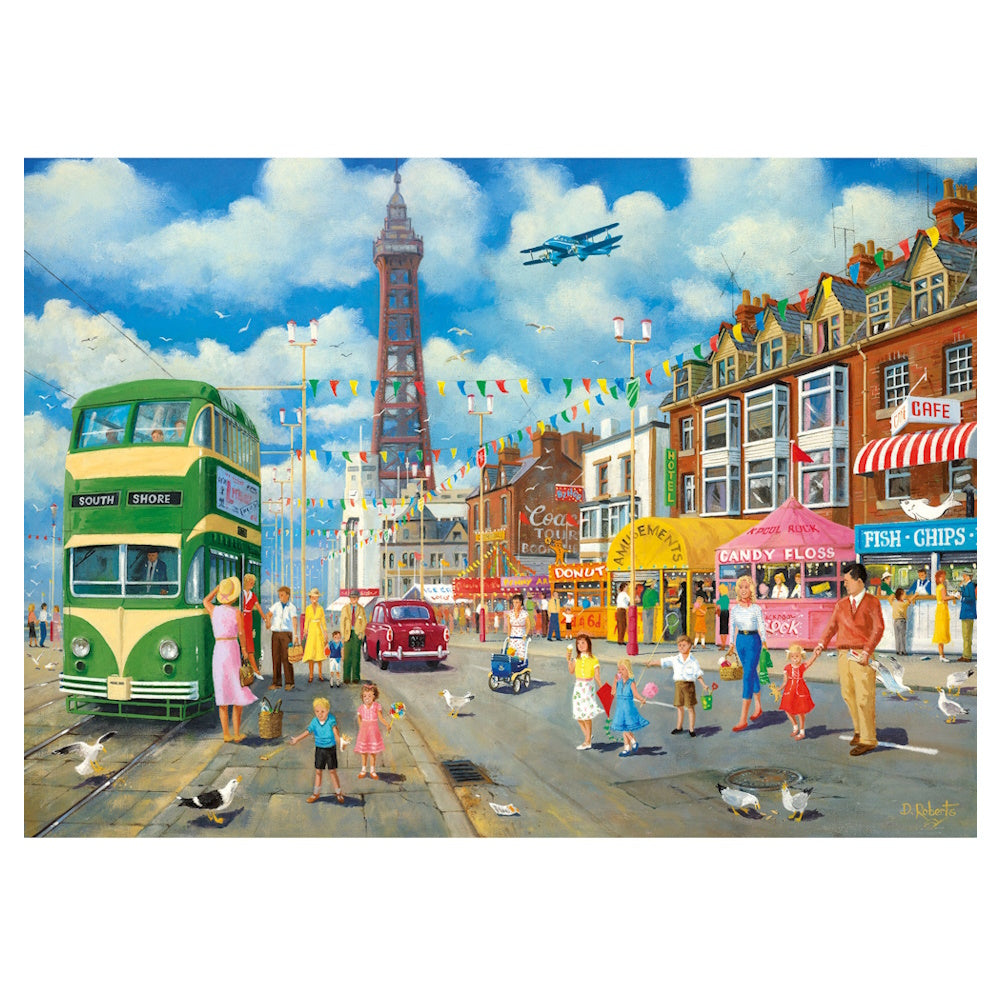 Gibsons 1000 Piece Jigsaw Puzzle - Blackpool Promenade