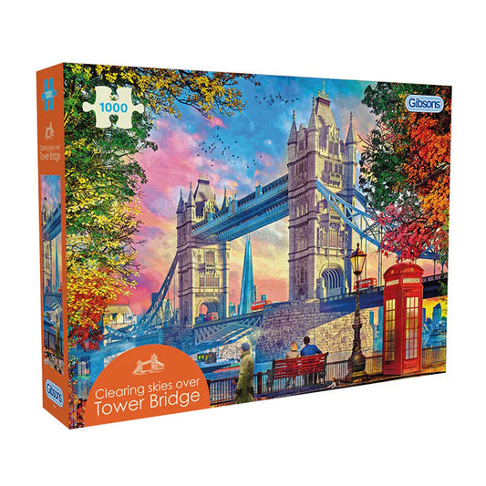 Gibsons 1000 Piece Jigsaw Puzzle - Clearing Skies Over Tower Bridge