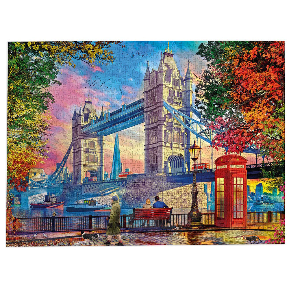 Gibsons 1000 Piece Jigsaw Puzzle - Clearing Skies Over Tower Bridge