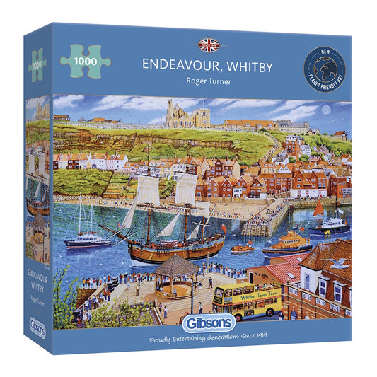 Gibsons 1000 Piece Jigsaw Puzzle - Endeavour, Whitby