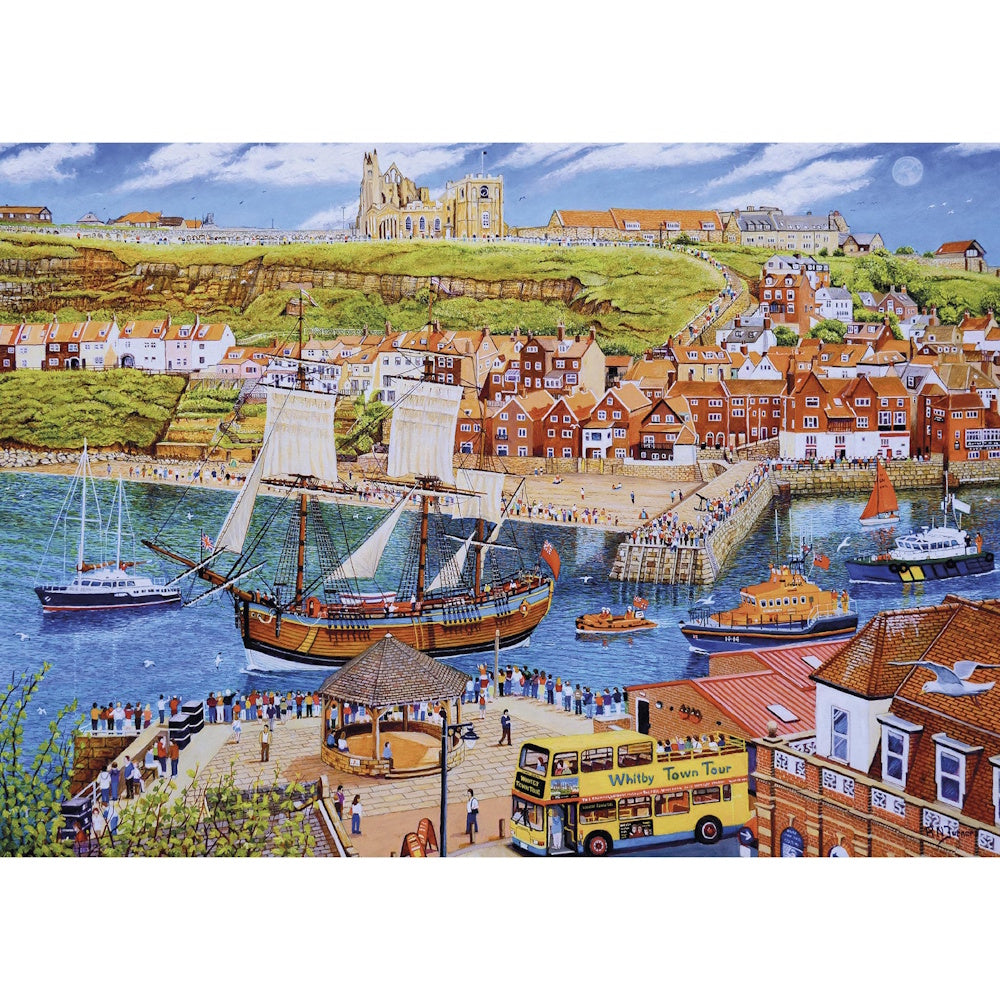 Gibsons 1000 Piece Jigsaw Puzzle - Endeavour, Whitby