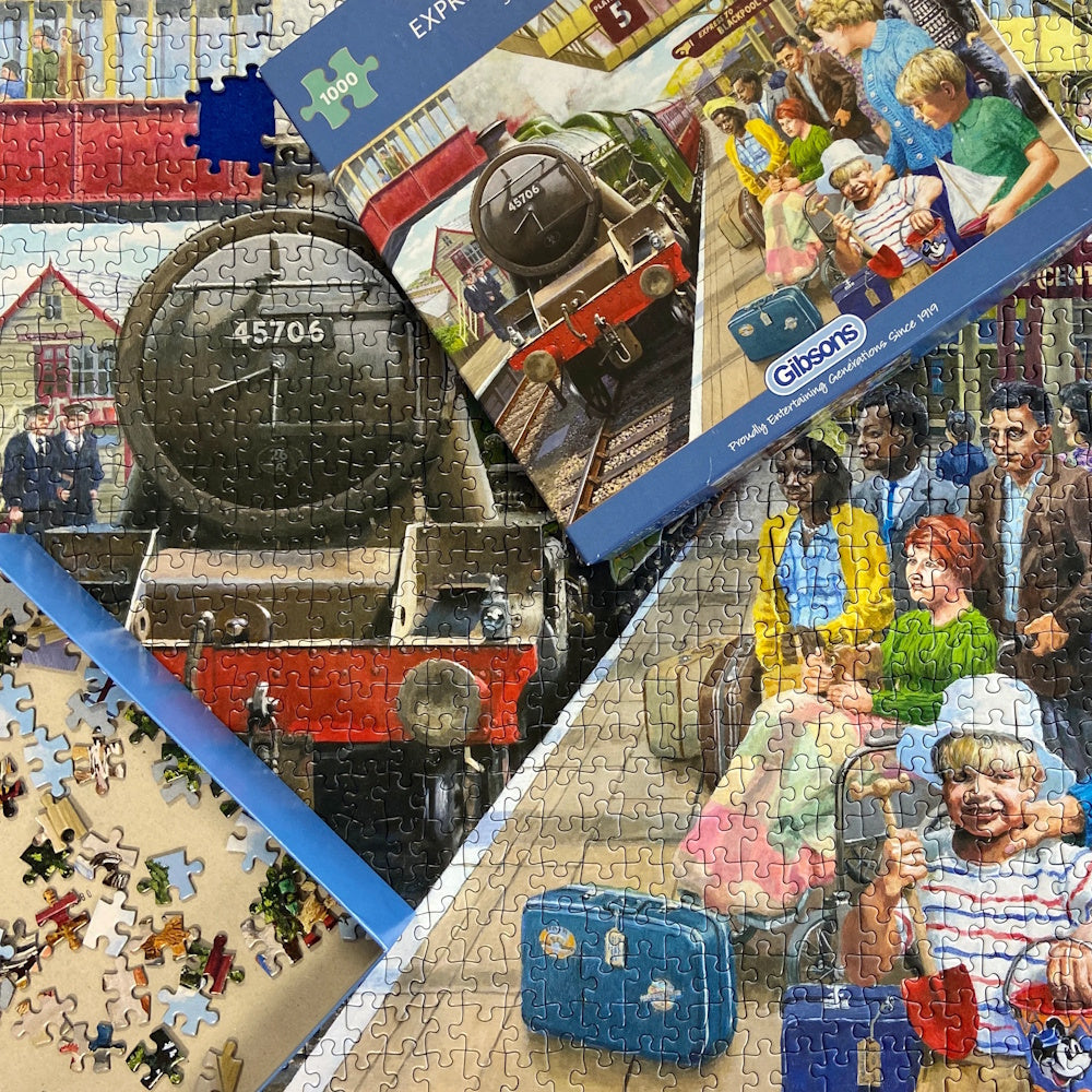 Gibsons 1000 Piece Jigsaw Puzzle - Express to Blackpool