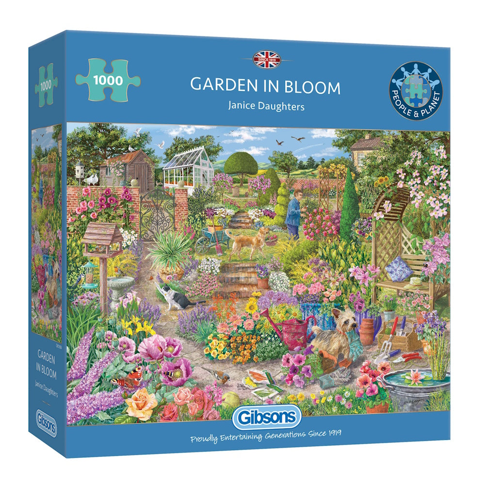Gibsons 1000 Piece Jigsaw Puzzle - Garden in Bloom
