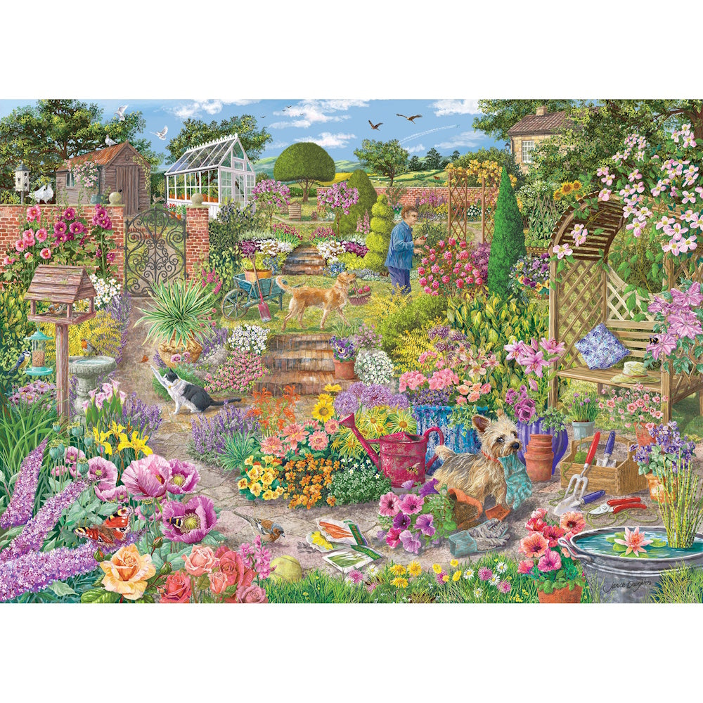 Gibsons 1000 Piece Jigsaw Puzzle - Garden in Bloom