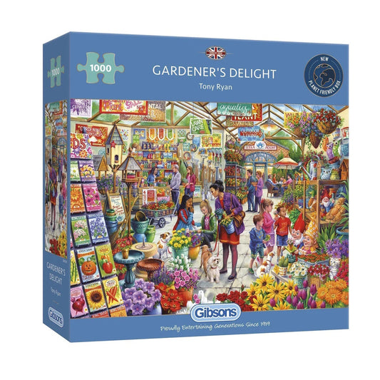 Gibsons 1000 Piece Jigsaw Puzzle - Gardener's Delight