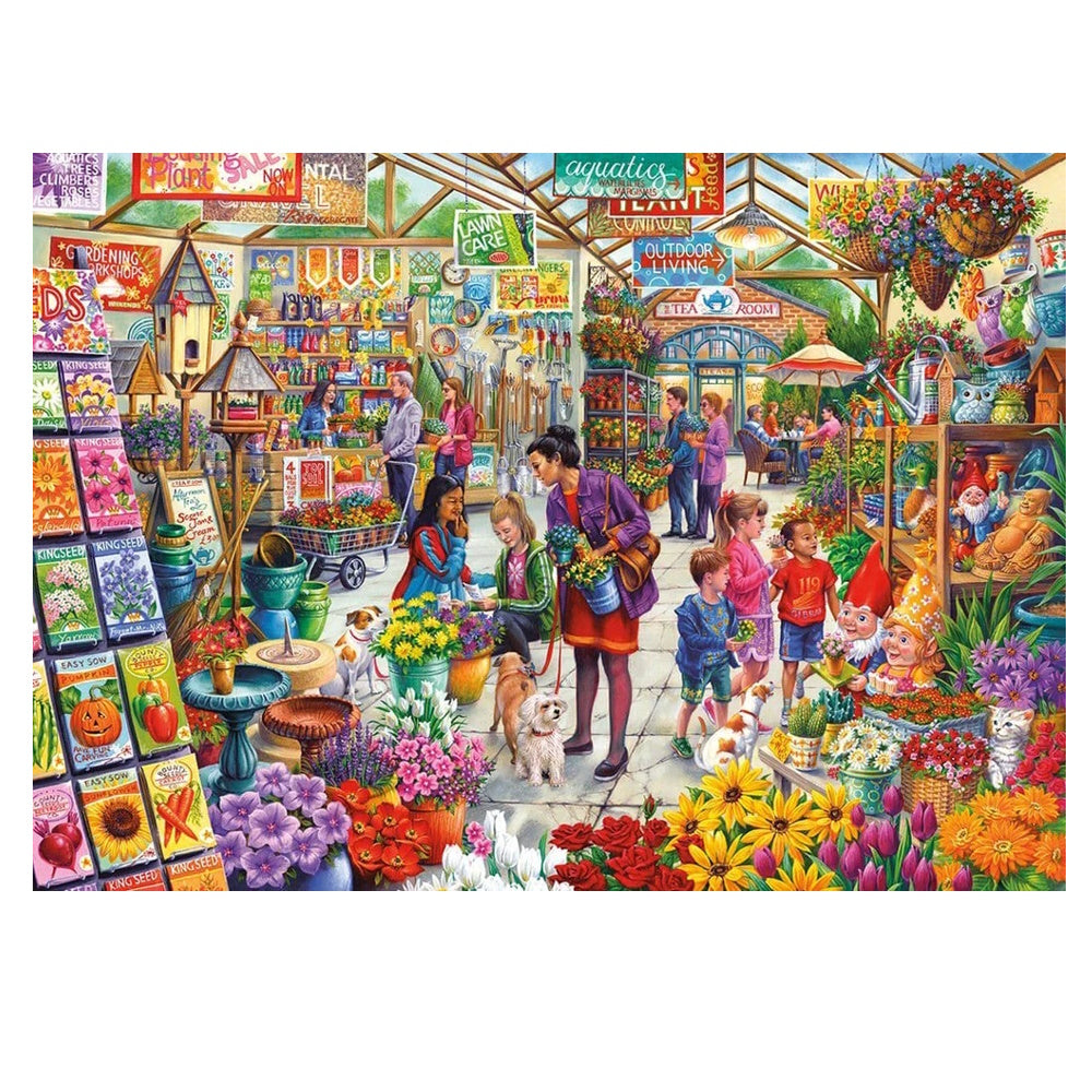 Gibsons 1000 Piece Jigsaw Puzzle - Gardener's Delight