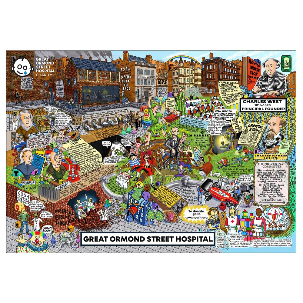 Gibsons 1000 Piece Jigsaw Puzzle - Great Ormond Street Hospital