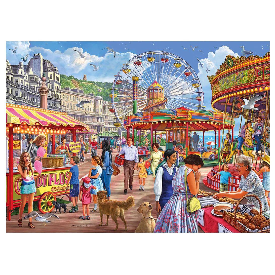 Gibsons 1000 Piece Jigsaw Puzzle - Hastings Promenade