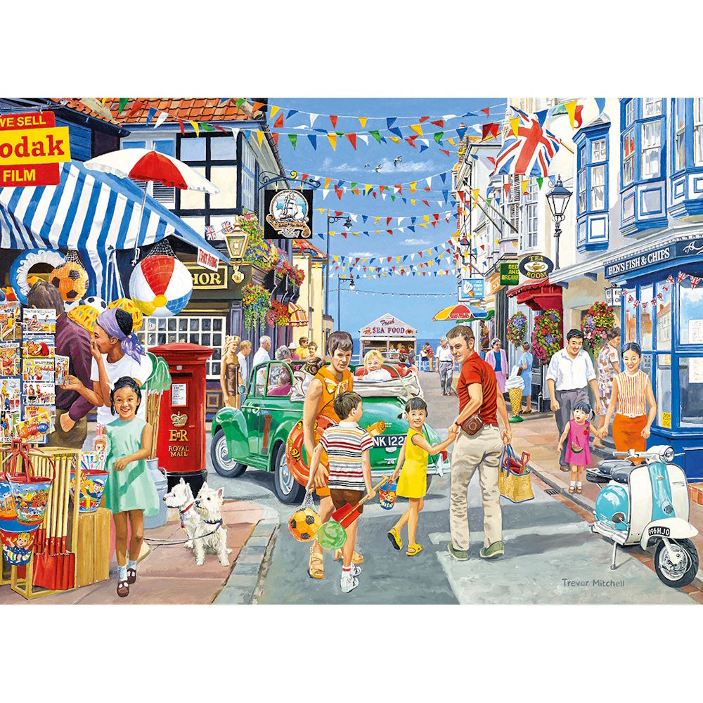 Gibsons 1000 Piece Jigsaw Puzzle - Heading for the Beach