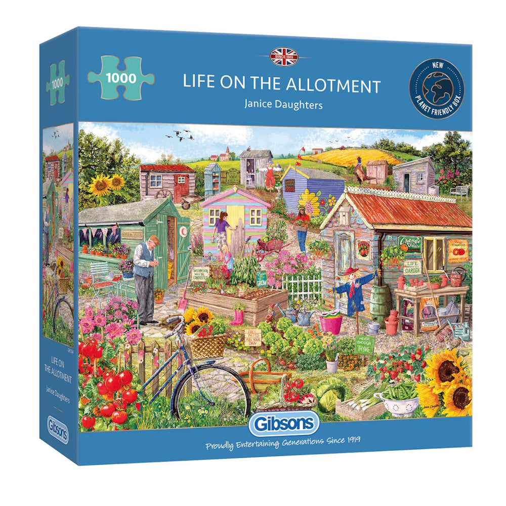 Gibsons 1000 Piece Jigsaw Puzzle - Life on the Allotment