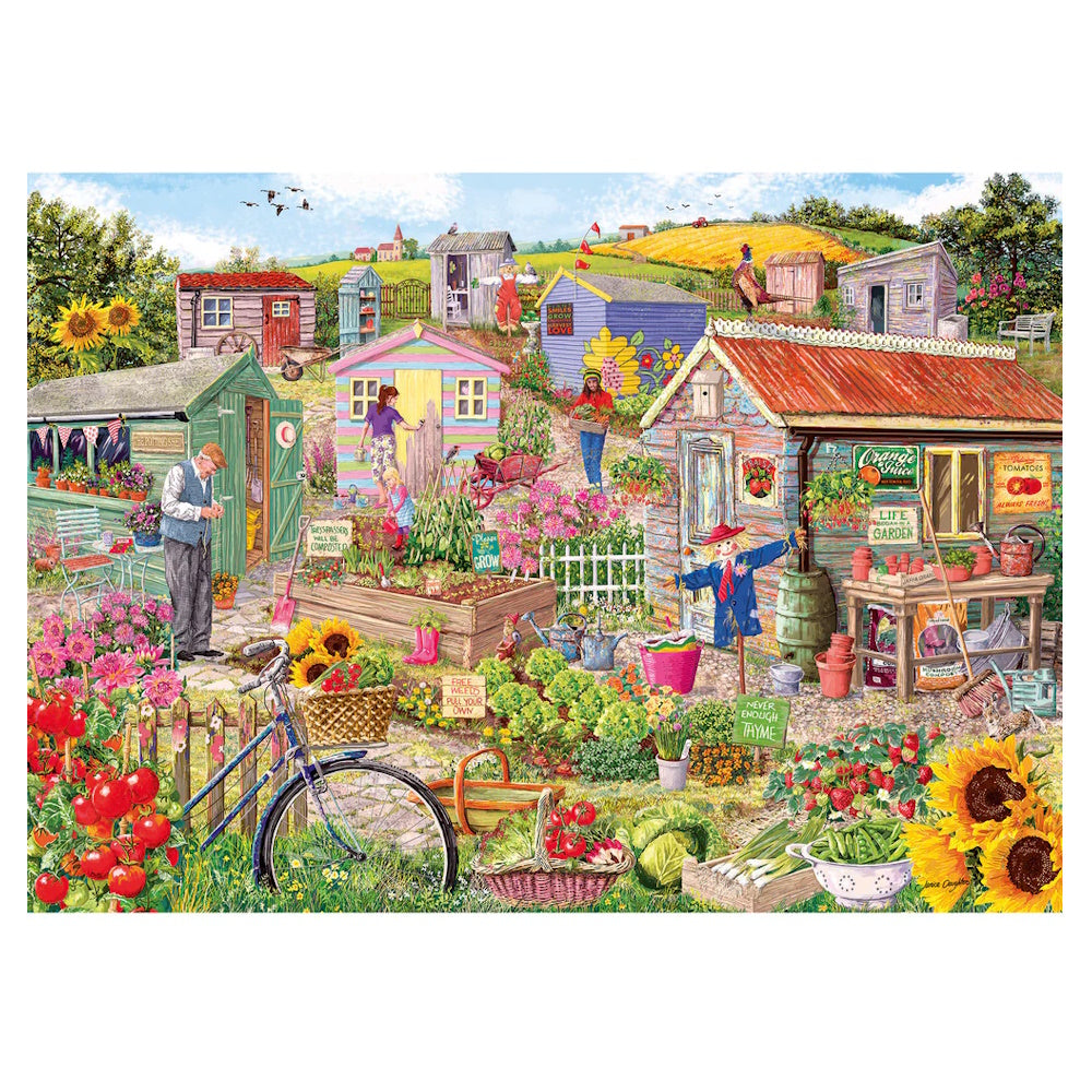 Gibsons 1000 Piece Jigsaw Puzzle - Life on the Allotment