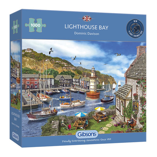 Gibsons 1000 Piece Jigsaw Puzzle - Lighthouse Bay