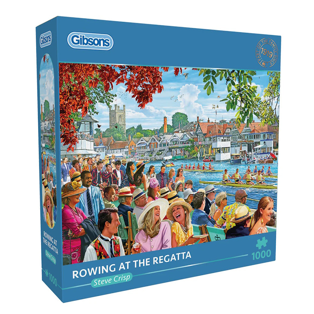 Gibsons 1000 Piece Jigsaw Puzzle - Rowing at the Regatta