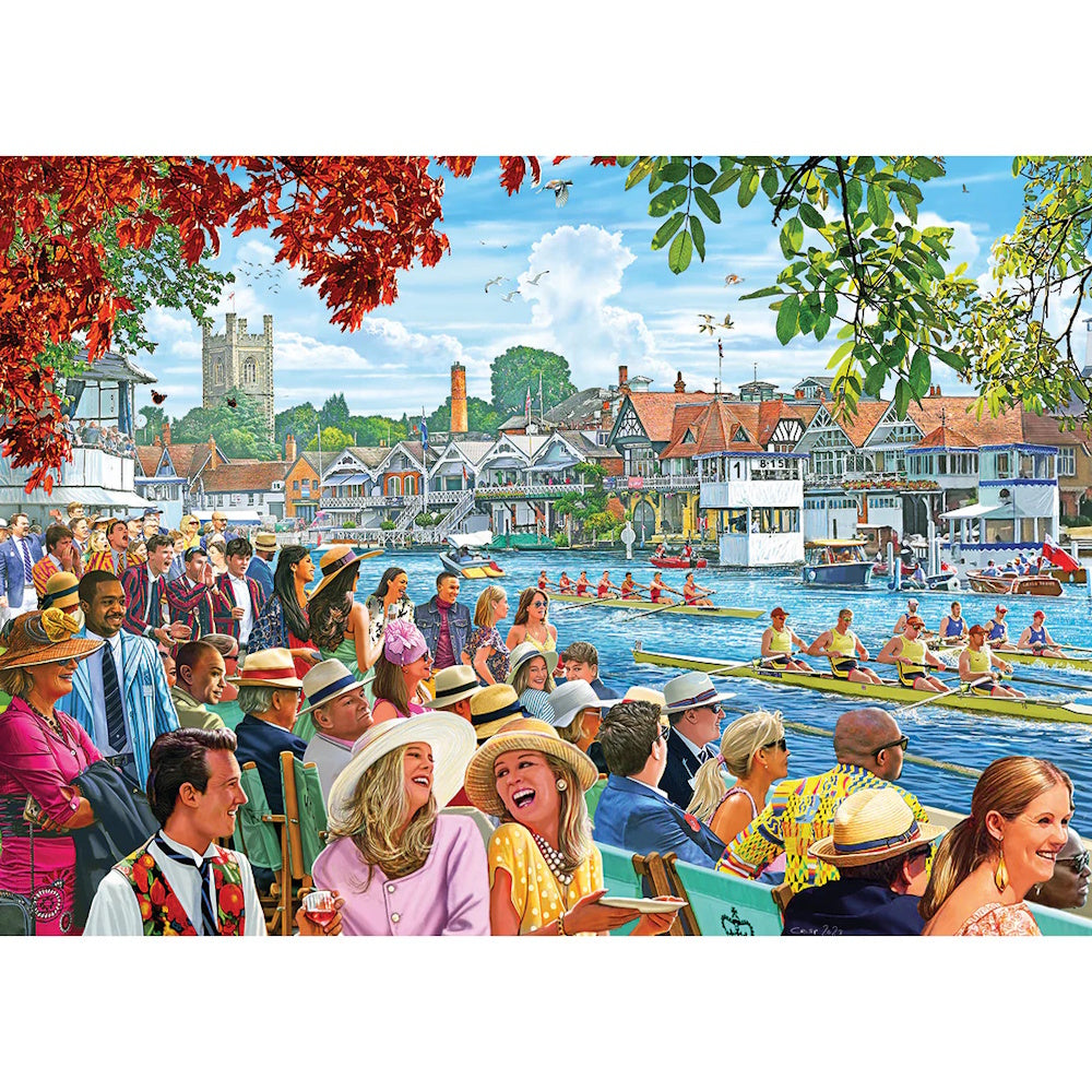 Gibsons 1000 Piece Jigsaw Puzzle - Rowing at the Regatta
