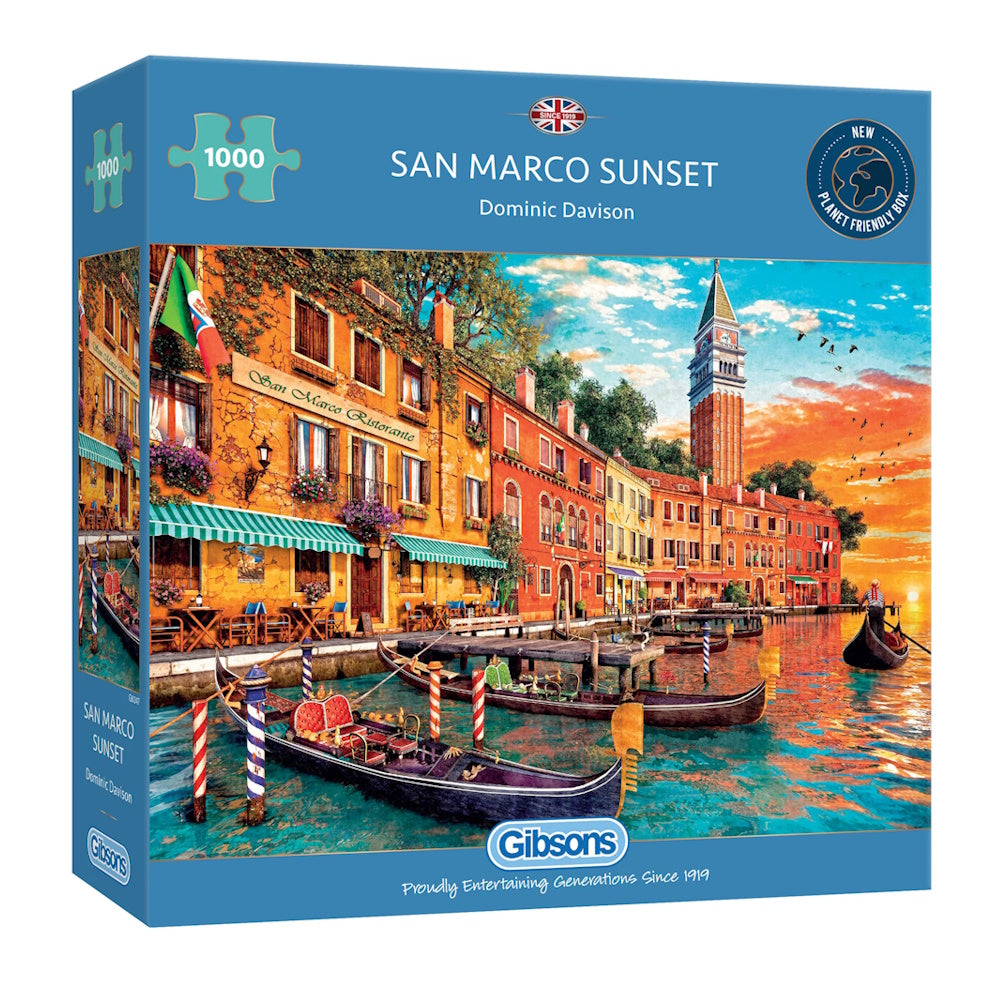 Gibsons 1000 Piece Jigsaw Puzzle - San Marco Susnet