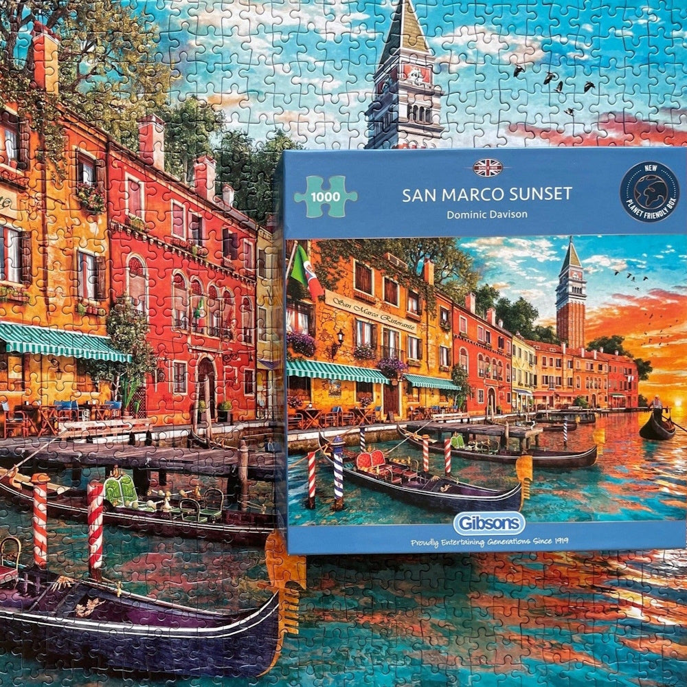 Gibsons 1000 Piece Jigsaw Puzzle - San Marco Susnet