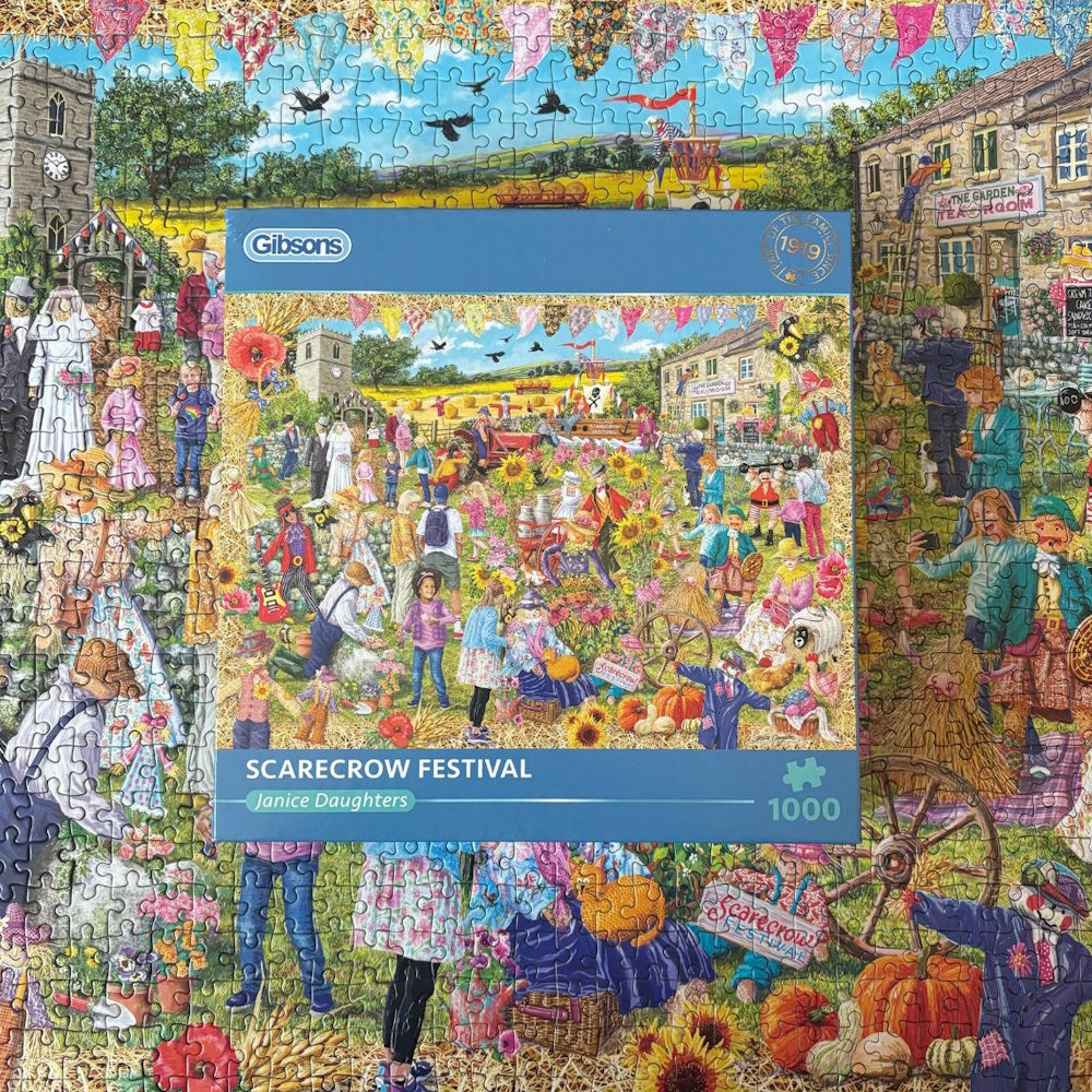 Gibsons 1000 Piece Jigsaw Puzzle - Scarecrow Festival