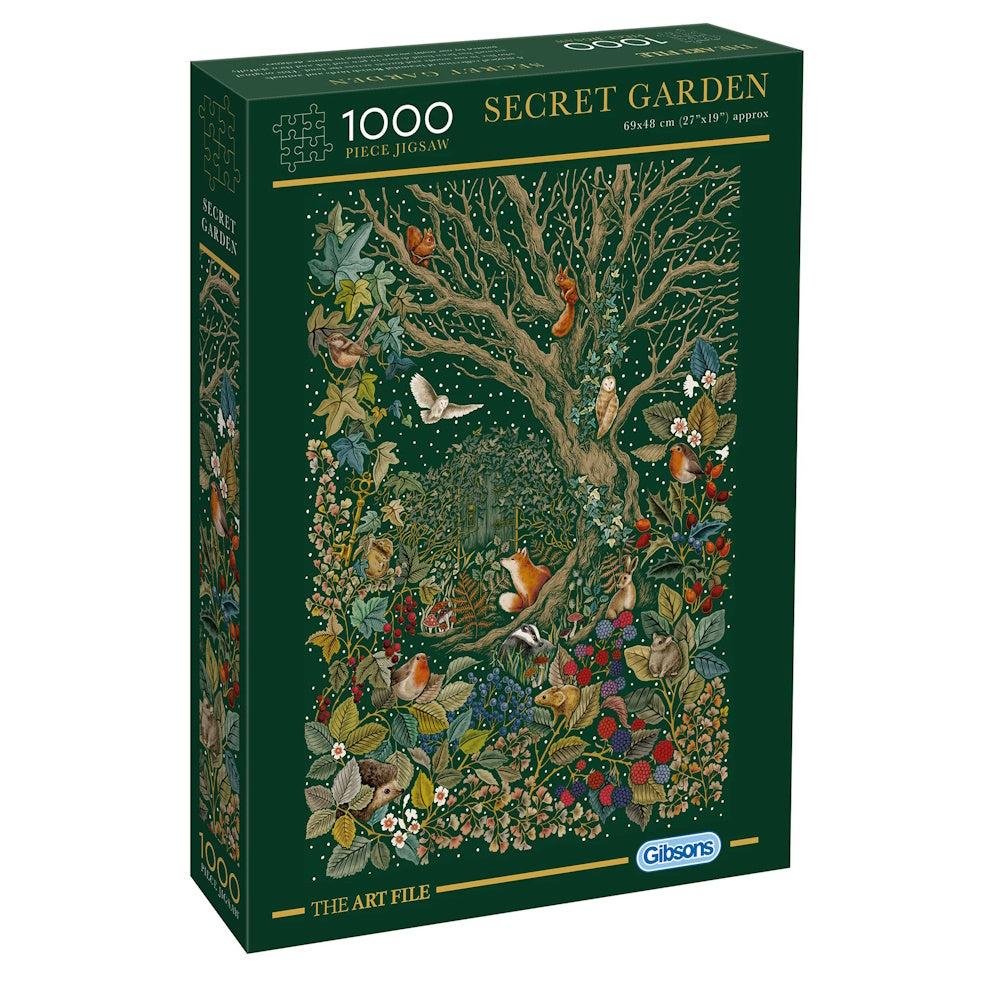 Gibsons The Art File 1000 Piece Puzzle - Secret Garden