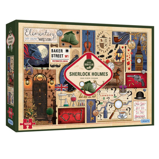 Gibsons 1000 Piece Jigsaw Puzzle - Book Club: Sherlock Holmes