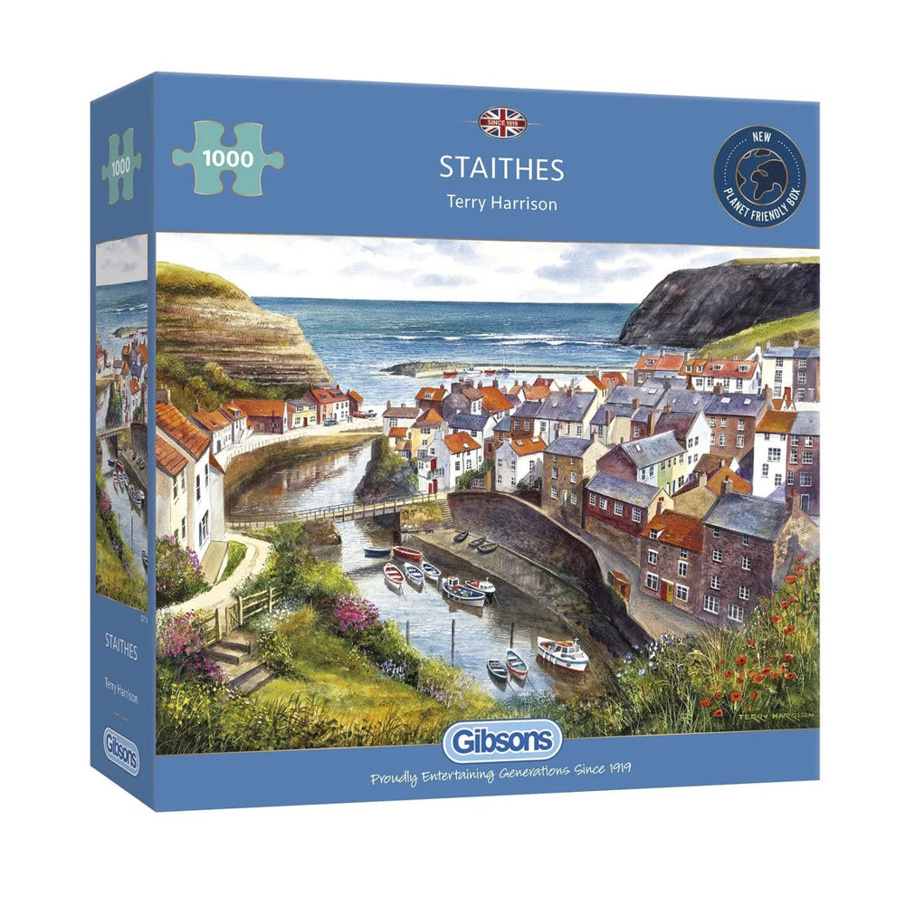 Gibsons 1000 Piece Jigsaw Puzzle - Staithes