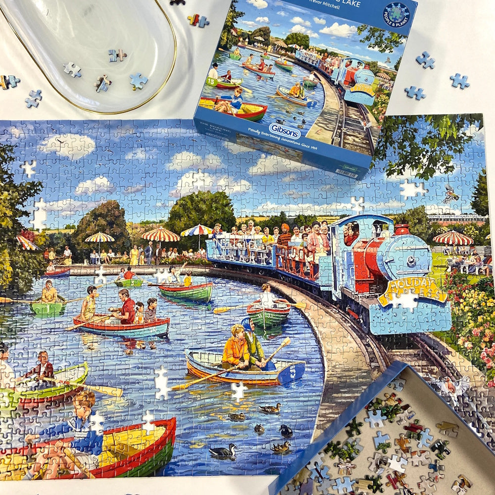 Gibsons 1000 Piece Jigsaw Puzzle - The Boating Lake
