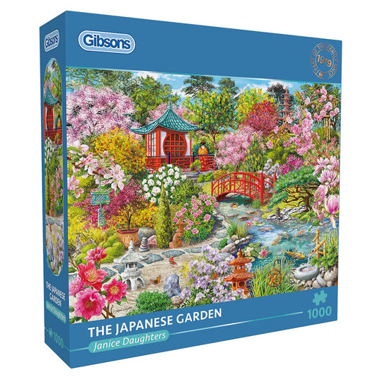 Gibsons 1000 Piece Jigsaw Puzzle - The Japanese Garden