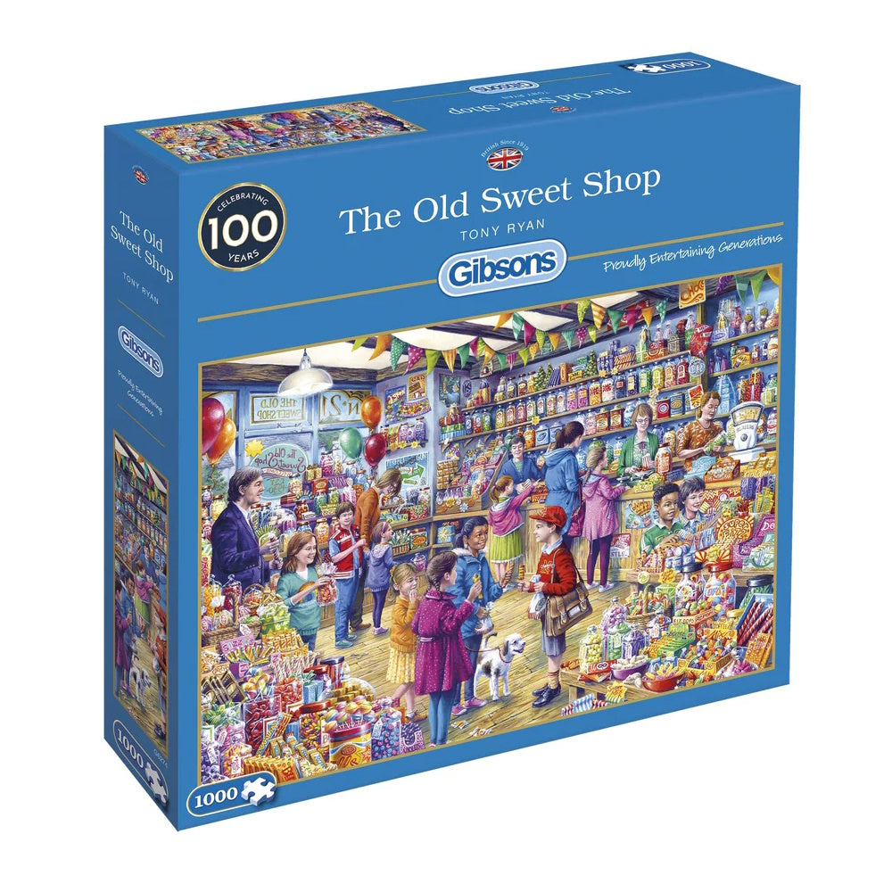 Gibsons 1000 Piece Jigsaw Puzzle - The Old Sweet Shop