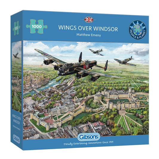 Gibsons 1000 Piece Jigsaw Puzzle - Wings Over Windsor