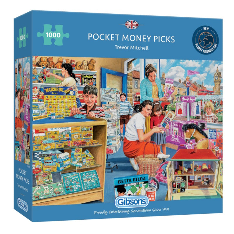 Gibsons 1000 Piece Jigsaw Puzzle - Pocket Money Picks