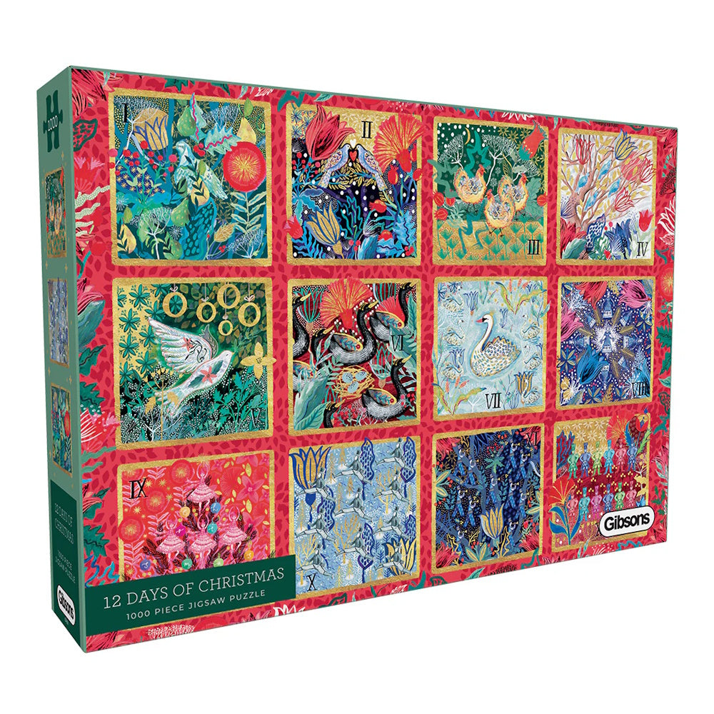 Gibsons 1000 Piece Jigsaw Puzzle - 12 Days of Christmas