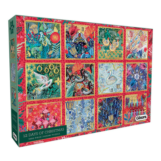 Gibsons 1000 Piece Jigsaw Puzzle - 12 Days of Christmas