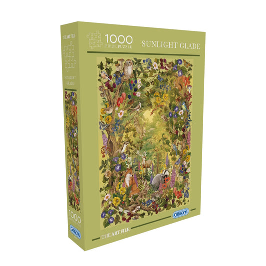 Gibsons The Art File 1000 Piece Puzzle - Sunlight Glade