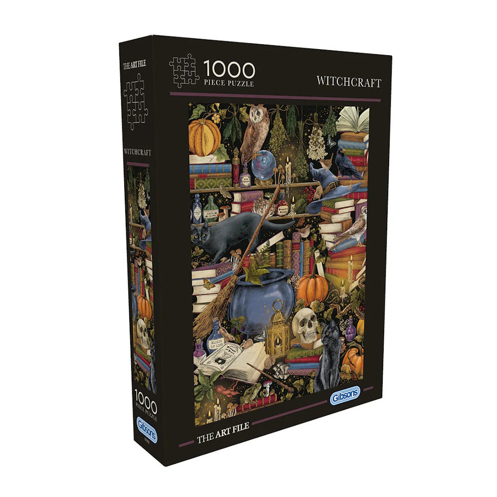 Gibsons The Art File 1000 Piece Puzzle - Witchcraft