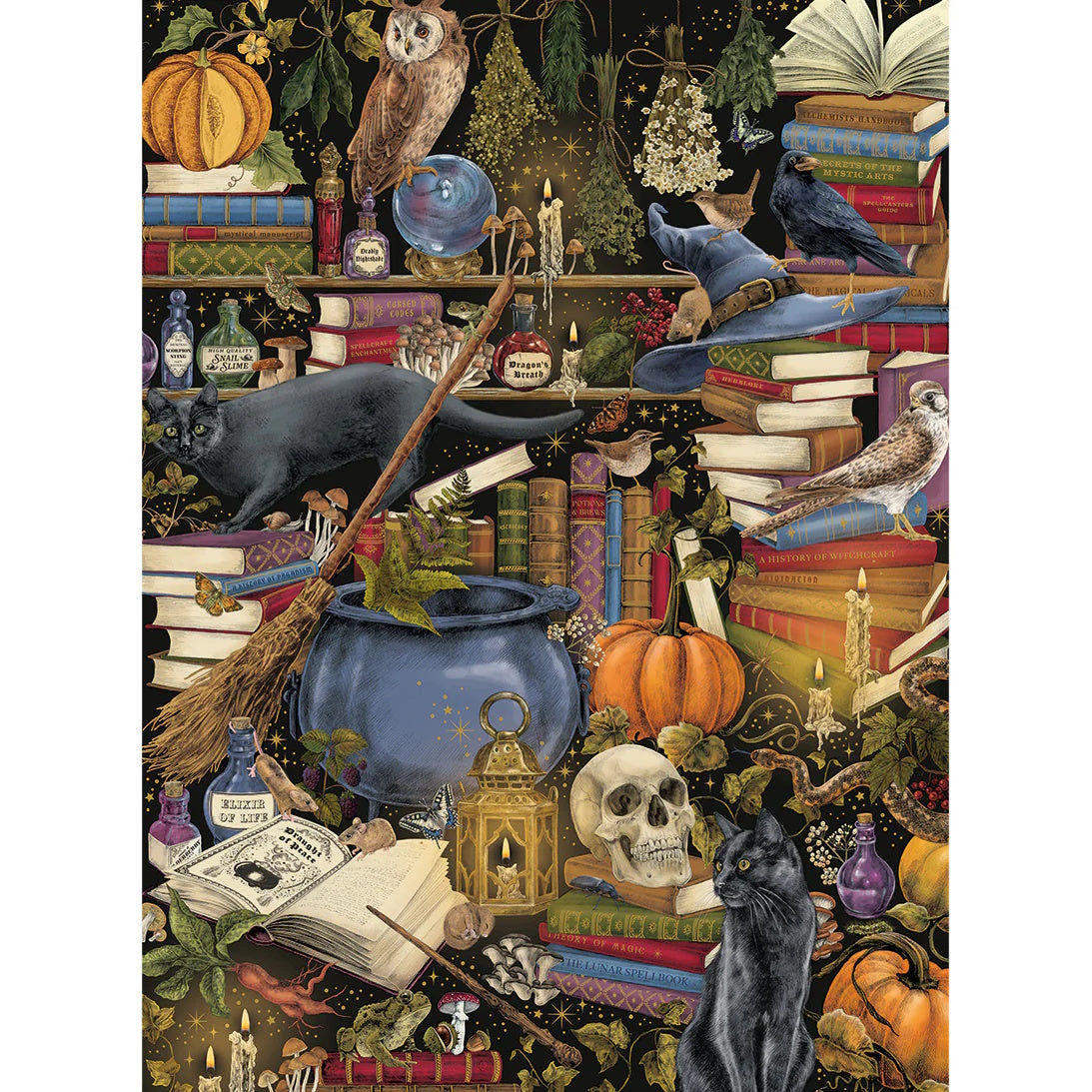 Gibsons The Art File 1000 Piece Puzzle - Witchcraft