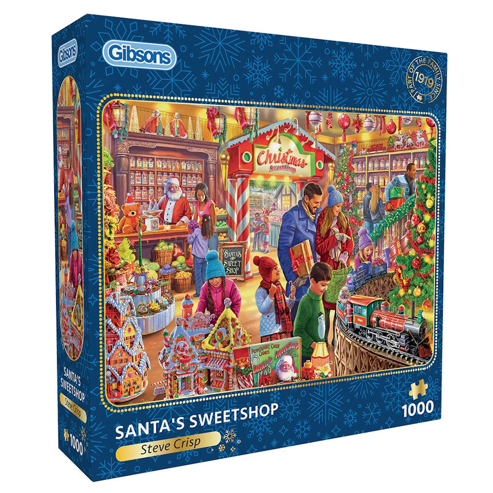Gibsons 1000 Piece Jigsaw Puzzle - Santa's Sweetshop
