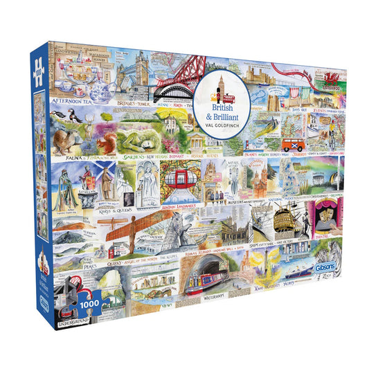 Gibsons 1000 Piece Jigsaw Puzzle - British & Brilliant