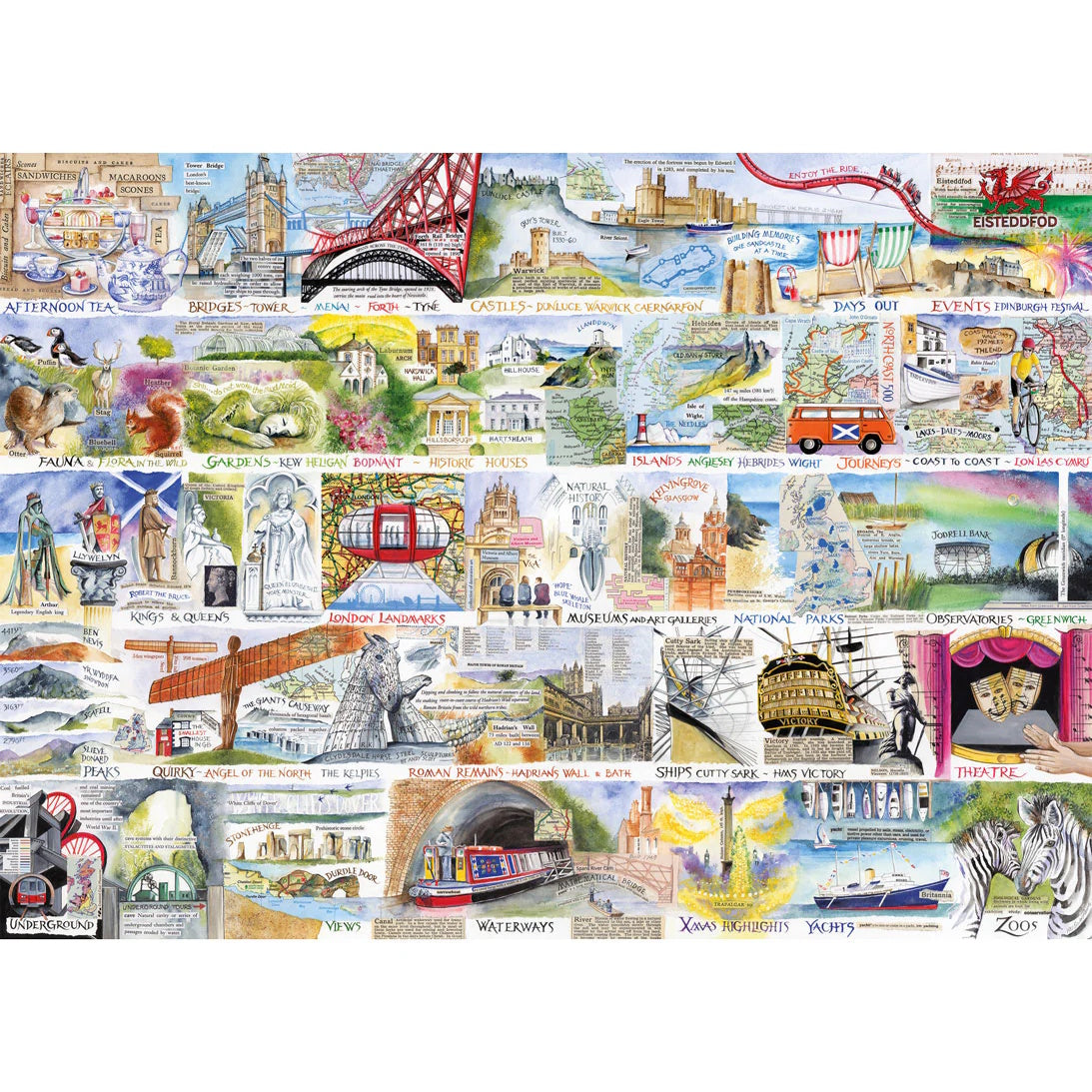 Gibsons 1000 Piece Jigsaw Puzzle - British & Brilliant