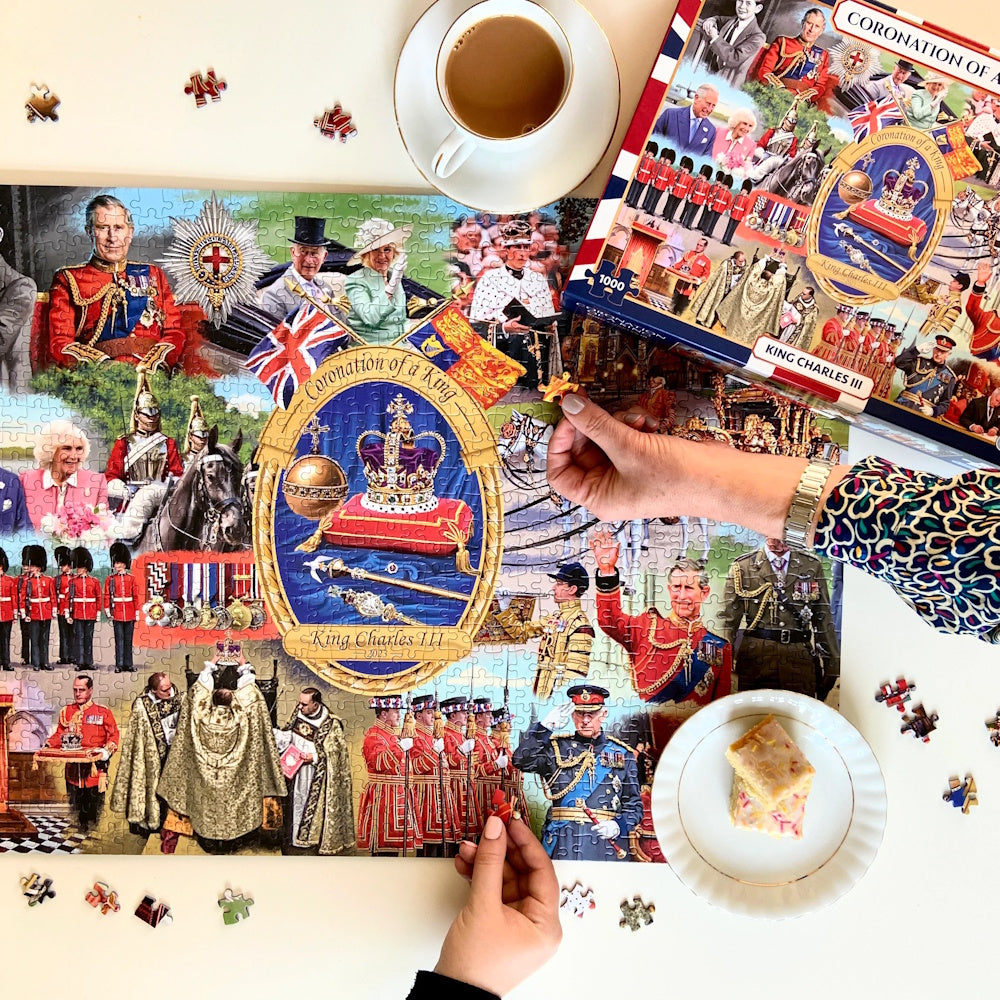 Gibsons 1000 Piece Jigsaw Puzzle - Coronation Of A King