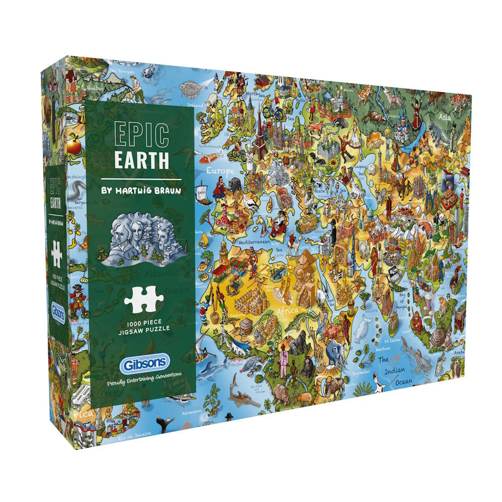 Gibsons 1000 Piece Jigsaw Puzzle - Epic Earth