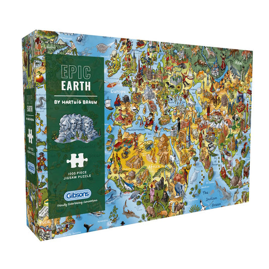 Gibsons 1000 Piece Jigsaw Puzzle - Epic Earth