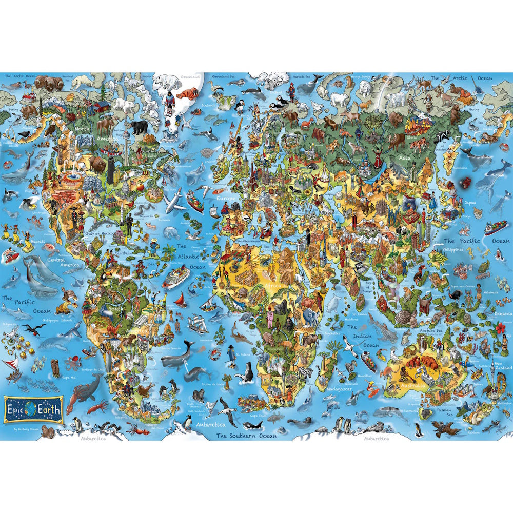 Gibsons 1000 Piece Jigsaw Puzzle - Epic Earth