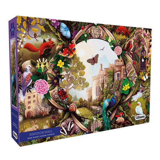 Gibsons 1000 Piece Jigsaw Puzzle - Haddon Hall